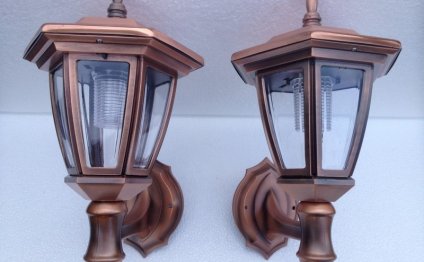 Solar Powered Outdoor Wall Mounted Lights
